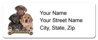 Labrador Retriever Return Address Labels   Personalized  