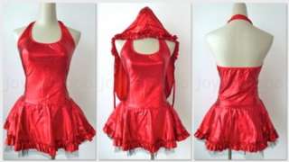 Sexy Red Riding Hood Dress Fancy Party Halloween Costume  