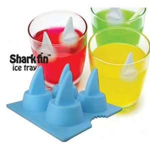  Funny Shark Fin Ice Cube Tray 4 tray Eco friendly Silicone 