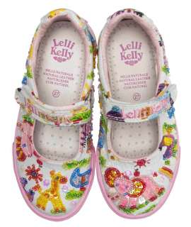 Lelli Kelly Zoo Giraffe Elefant Dolly Strap Shoes  