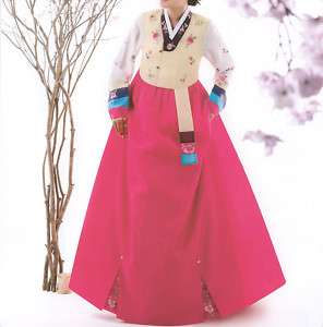 Hanbok  Pink Luxury Korean Traditional Dress  