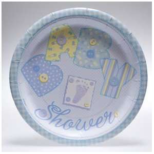  9 Boy Baby Shower Plates Toys & Games