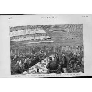  Inaugural Lunch Mail Ship Grantully Castle 1880