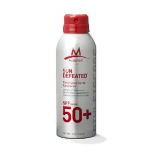 Mission Athletecare Sun Defeated Continuous Spray Sunscreen SPF 50+, 5 