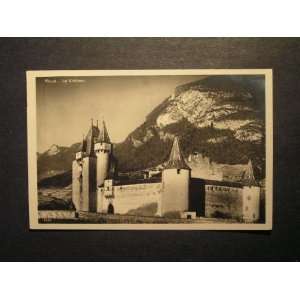 1952 Le Chateau, Aigle Switzerland RPPC Helvetia stamps not 