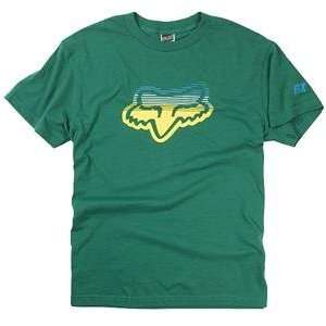  Fox Racing Youth Reformat T Shirt   Youth Large/Dark Green 