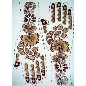  Mehndi / Mehendi, Henna Body Temporary Tattoo, For Both 