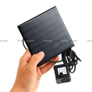 Solar Panel Power Submersible Fountain Pond Water Pump  