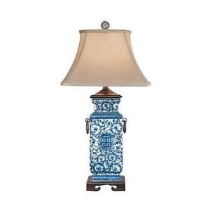  Blue White Heralds Lamp Table Lamp By Wildwood Lamps