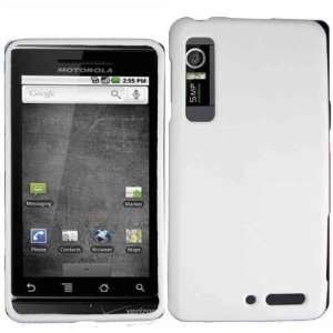  White Rubberized Snap on Hard Protective Cover Case for 