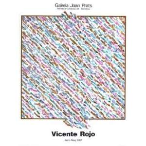  Vicente Rojo   Galeria Joan Prats 1987 Limited Edition 