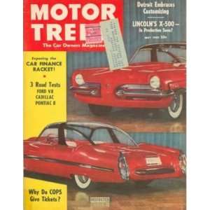  Motor Trend Magazine May 1953 Lincoln X500 Pontiac 8 