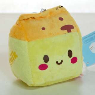 Milk Carton Plush /w suctioncup Kawaii mini pillow  