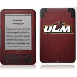  University of Louisiana Monroe skin for  Kindle 3 