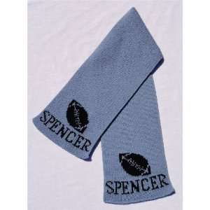  personalized scarf with name and football Toys & Games