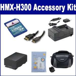 Samsung HMX H300 Camcorder Accessory Kit includes SDIABP210E Battery 