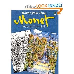   Monet Paintings (Dover Art Coloring Book) [Paperback] Claude Monet