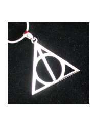 Harry Potter Deathly Hallows necklace pendant charm 925 silver