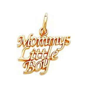  14K Gold Mommys Little Boy Charm Jewelry