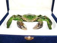 New Swarovski Crystal Crab Bejeweled Trinket Box  