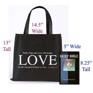 Holy Bible Plus Love Tote Bag