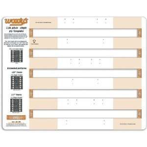  Woodys Studding Templates   2.86in. Pitch   Single Ply 