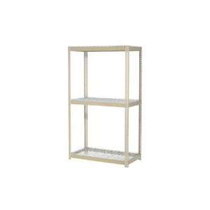   Starter Rack 60x36x84 Gray With 3 Level Wire Deck 1000lb Cap Per Deck