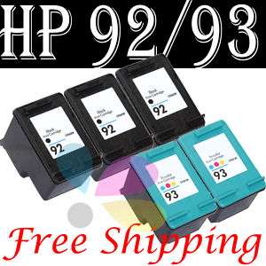 5PK HP 92 93 print cartridge for PhotoSmart C3150 C3170 00807027518163 