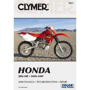 Honda XR650R 2000 2007 Clymer Repair Manual
