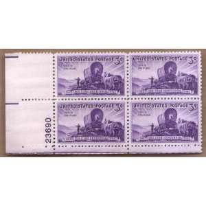    Stamps US Utah Centennial Sc 950 MNH Block 