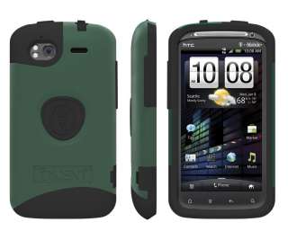 TRIDENT Aegis GREEN Skin + Hard Case HYBRID Cover for HTC Sensation 4G 