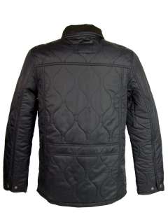 Mens Ben Sherman Quilted Hunter Style Jacket/ Coat Black  