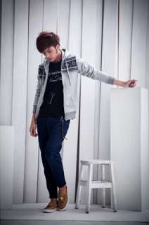 Mens Fashion Pattern Korean Style Hoodie Jacket 2486  