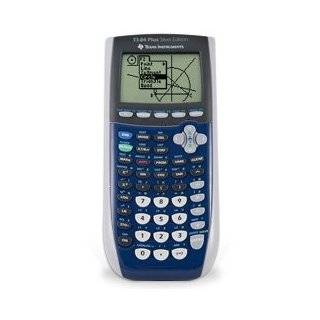   Instruments Inc. TI 84 Plus Silver Edition Blue Graphing Calculator