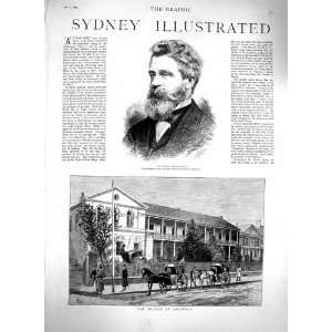  1879 Sydney Australia Houses Assembly Daniel Cooper