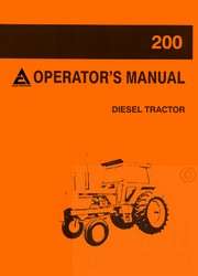 ALLIS CHALMERS 200 Tractor Owners Operators Manual AC  