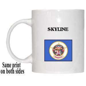    US State Flag   SKYLINE, Minnesota (MN) Mug 