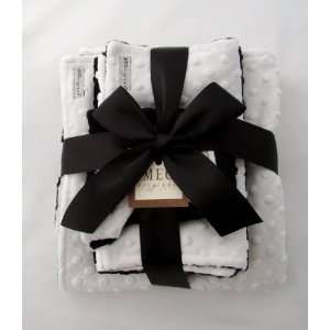  Black & White Minky Dot Gift Set Baby
