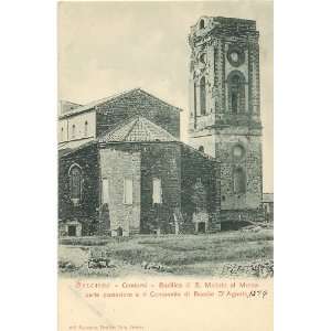1900 Vintage Postcard Basilica di S. Miniato al Monte Florence Italy
