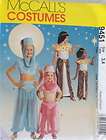 New McCalls Childrens & Girls Genie & Cleopatra Costume Pattern 
