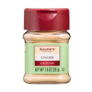 Sauers Ground Ginger, 1 Ounce Jars (Pack of 6)  Grocery 