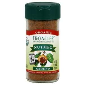 Frontier Natural Products Nutmeg, Og, Ground, Ft, 1.90 Ounce  
