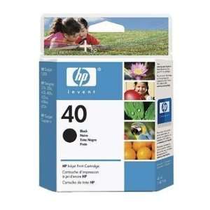  HP 40 (51640A) Black OEM Genuine Inkjet/Ink Cartridge (1,100 