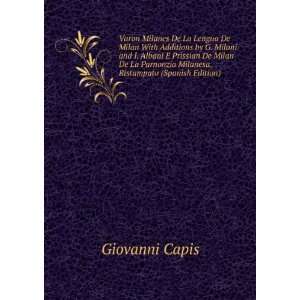   Milanesa. Ristampato (Spanish Edition) Giovanni Capis Books