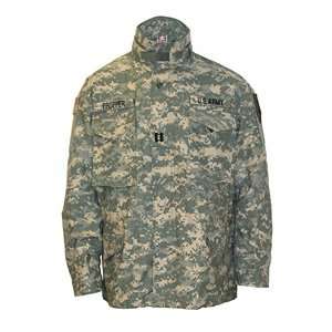  US Mil Spec M 65 Field Coat w/Liner/Velcro, ACU, S, Short 