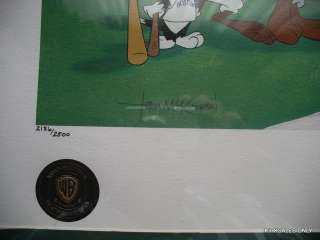 WARNER BROS. LOONY TOON LIMITED ED. LITHOGRAPH signed  