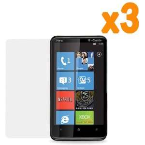    3X Screen Protector For HTC HD7/HD3 Cell Phones & Accessories