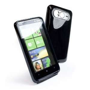   Gel Skin Case Cover For HTC HD7 / HD3 / Schubert (Black) Electronics