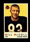 1959 TOPPS #151 BILL McCOLL BEARS NM 014787