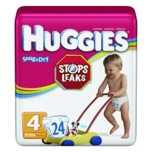   Huggies Snug & Dry Disposable Diapers    Case of 96    KBC52124 Baby